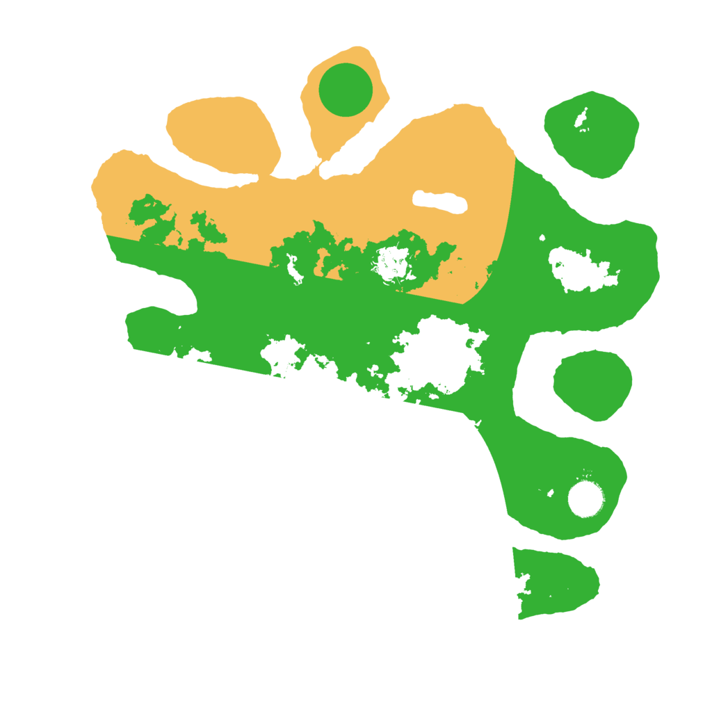 Biome Rust Map: Barren, Size: 3500, Seed: 767528