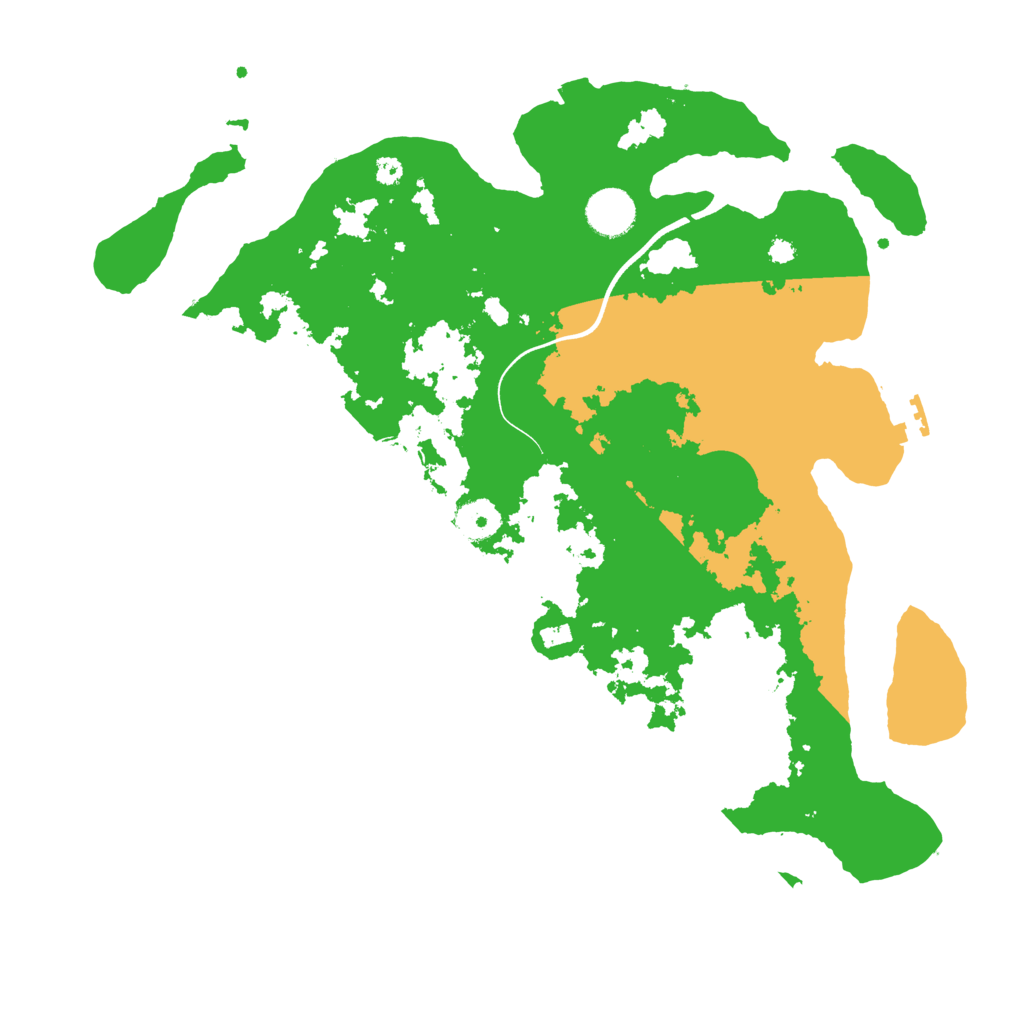 Biome Rust Map: Procedural Map, Size: 3700, Seed: 6194817