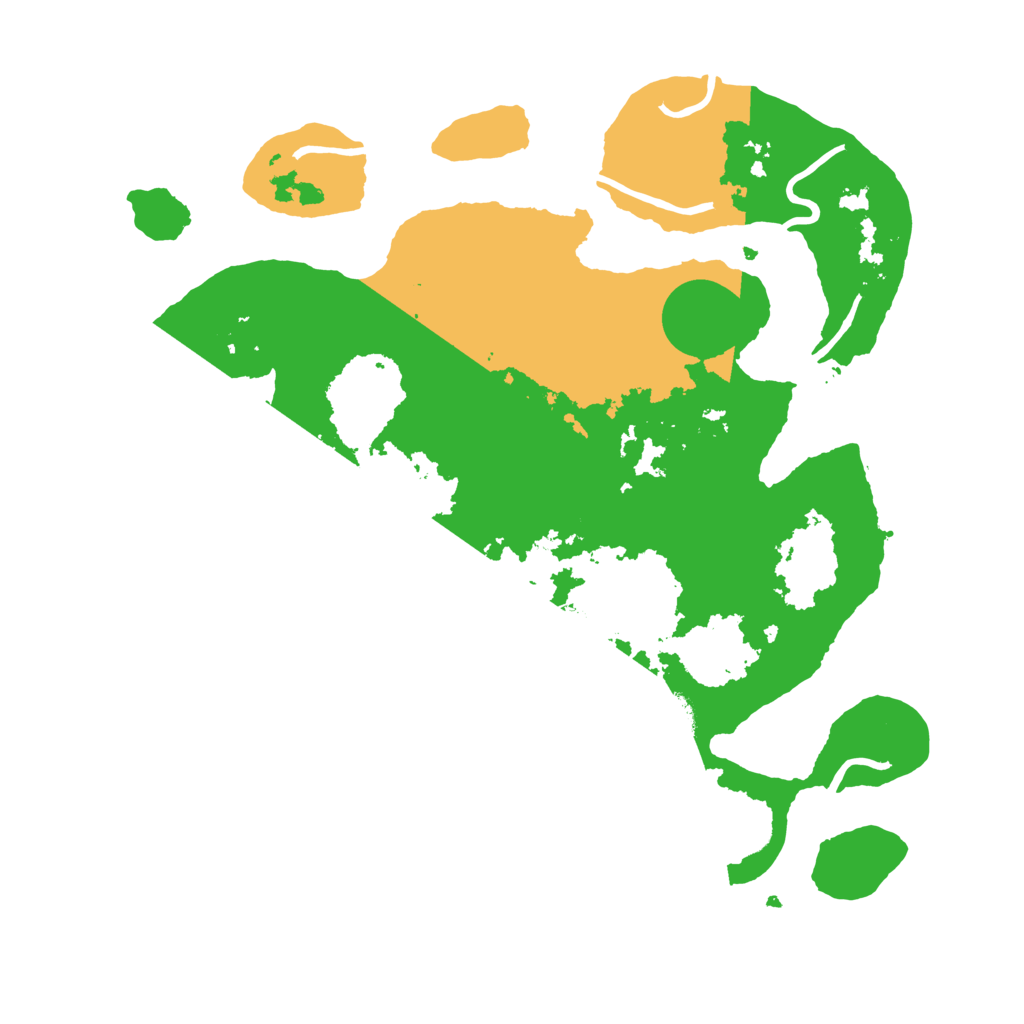 Biome Rust Map: Procedural Map, Size: 3500, Seed: 2367117