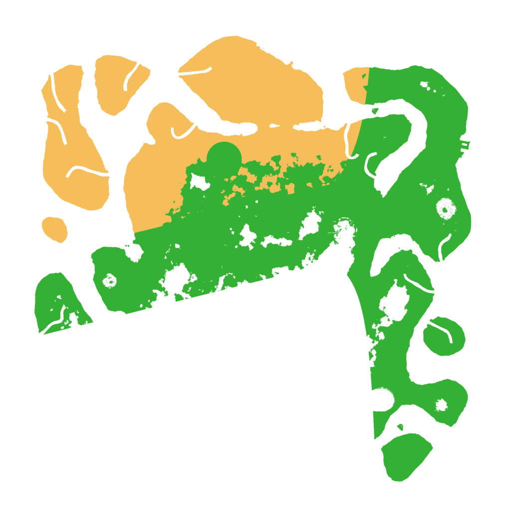 Biome Rust Map: Procedural Map, Size: 3850, Seed: 131