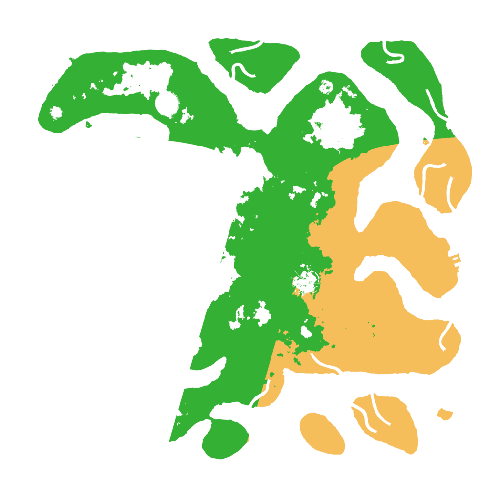 Biome Rust Map: Procedural Map, Size: 3700, Seed: 4277011