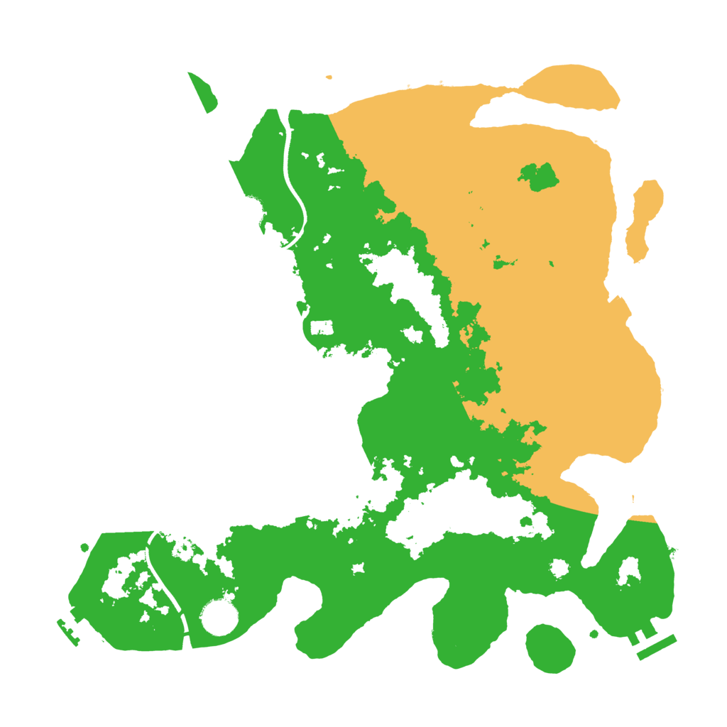 Biome Rust Map: Procedural Map, Size: 3500, Seed: 6266669