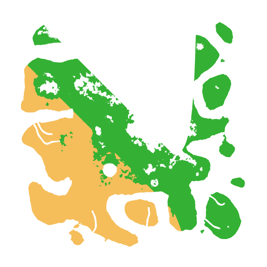 Biome Rust Map: Procedural Map, Size: 3500, Seed: 6171067