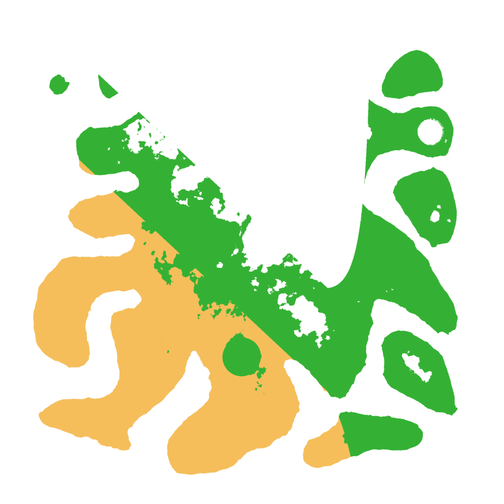 Biome Rust Map: Barren, Size: 3500, Seed: 4040370