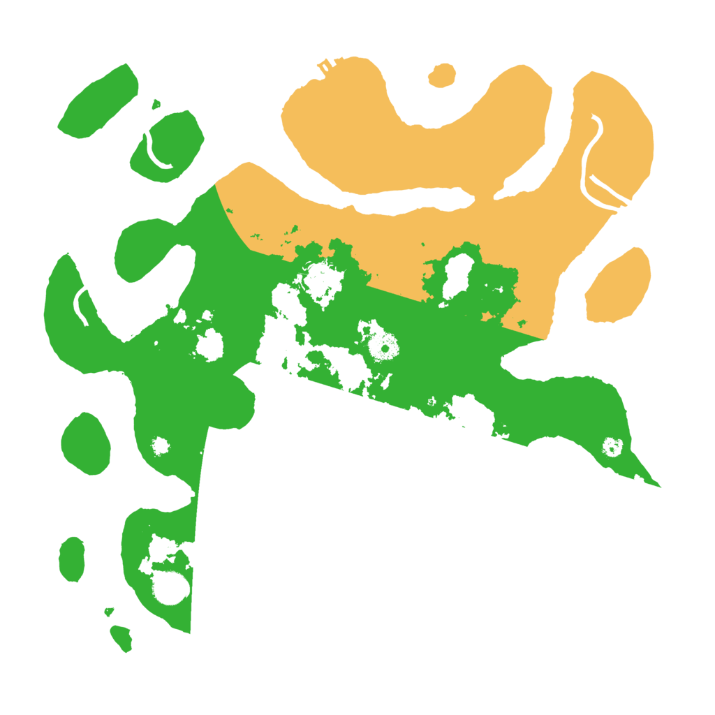Biome Rust Map: Procedural Map, Size: 3700, Seed: 4075095