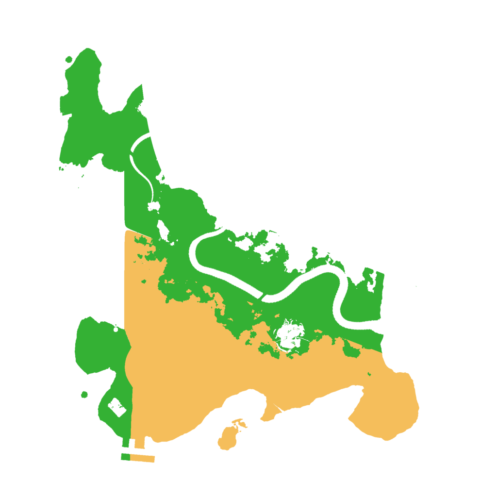 Biome Rust Map: Procedural Map, Size: 3000, Seed: 327021