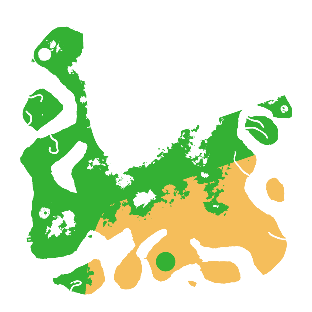 Biome Rust Map: Procedural Map, Size: 4250, Seed: 470398586