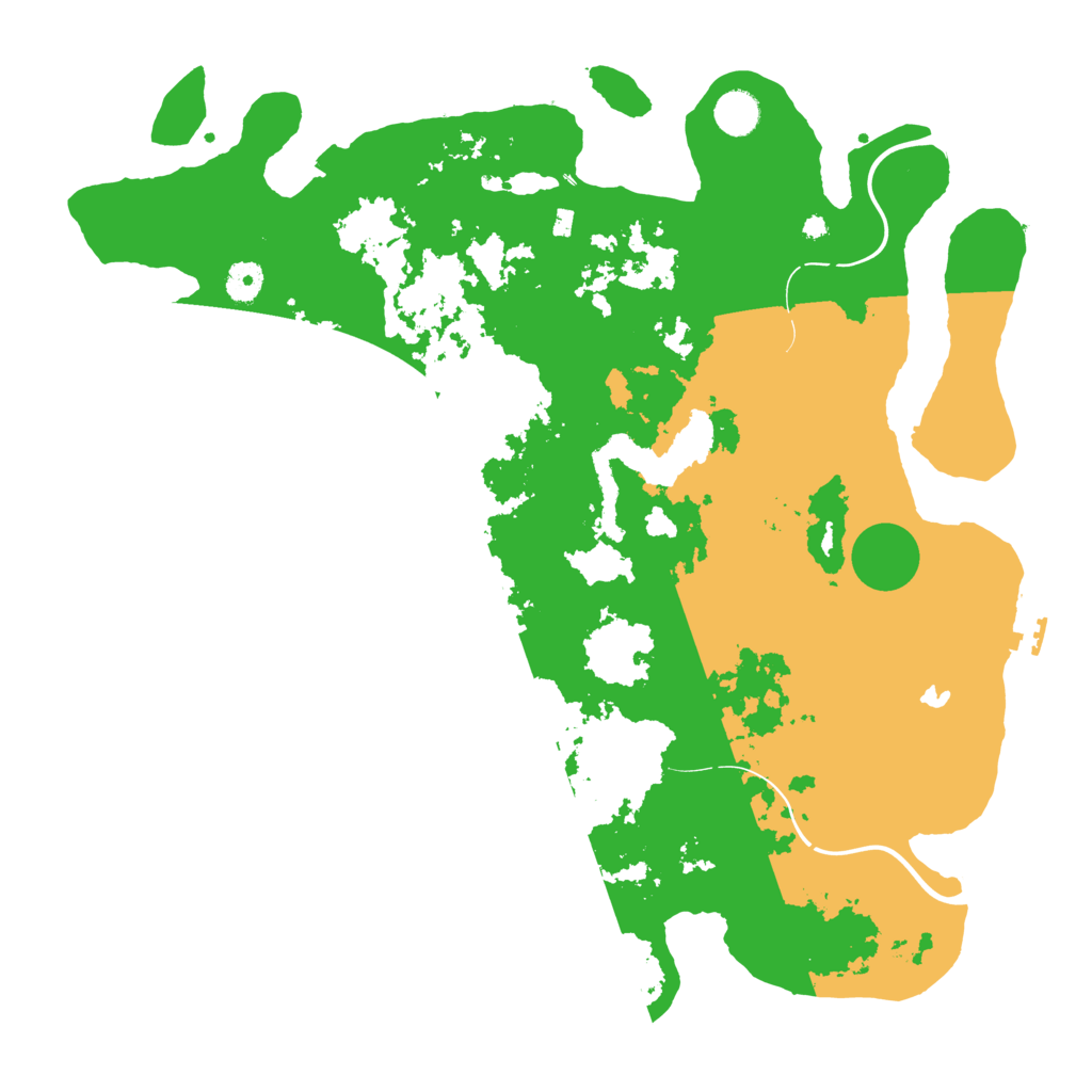 Biome Rust Map: Procedural Map, Size: 4250, Seed: 5006