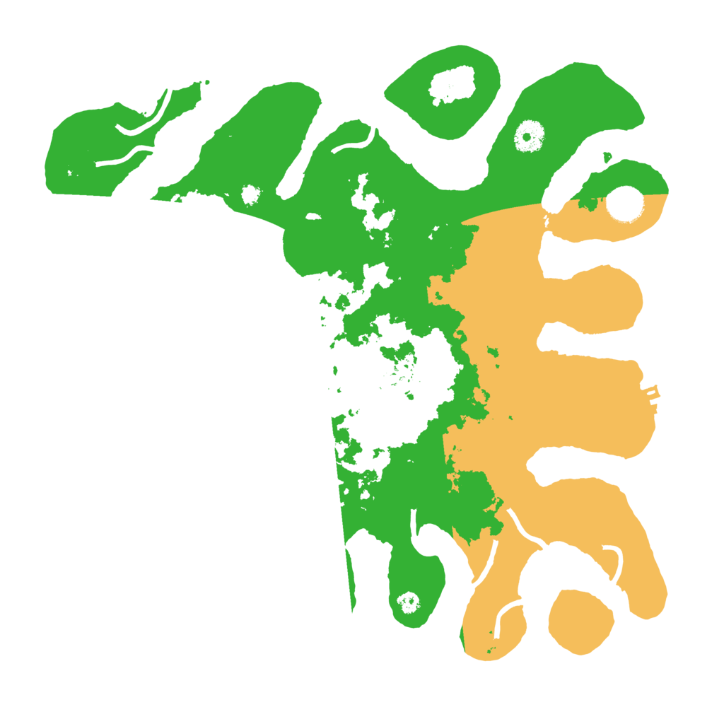 Biome Rust Map: Procedural Map, Size: 3500, Seed: 5282276