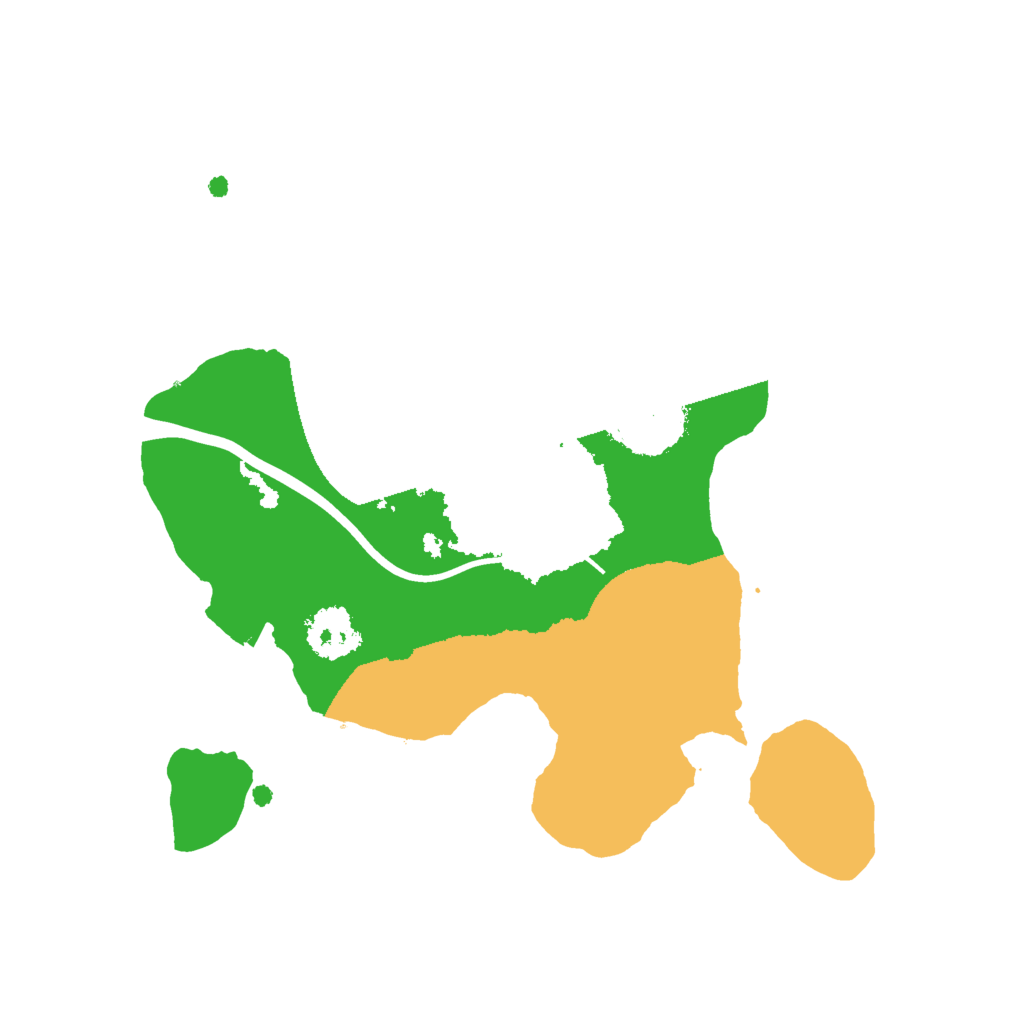 Biome Rust Map: Procedural Map, Size: 2000, Seed: 9082001