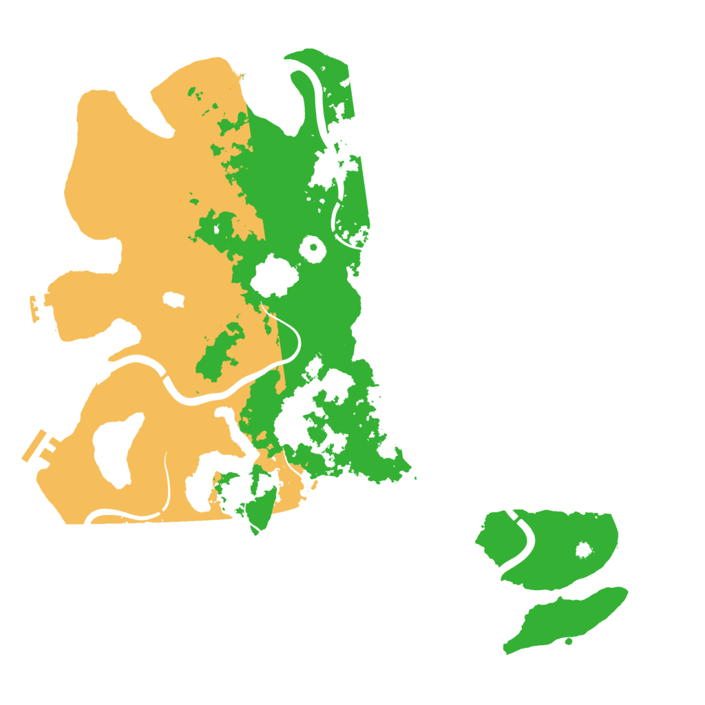 Biome Rust Map: Procedural Map, Size: 4000, Seed: 4124792