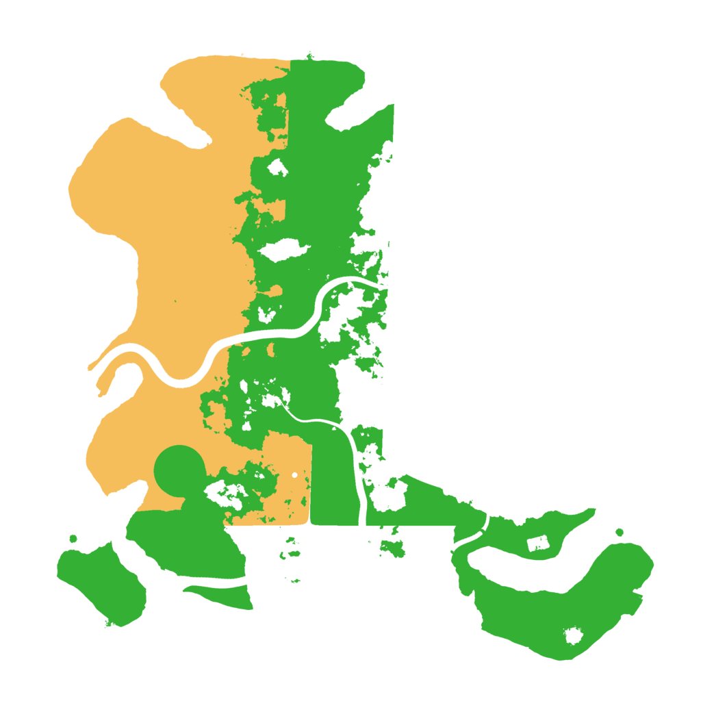 Biome Rust Map: Procedural Map, Size: 3600, Seed: 809601856