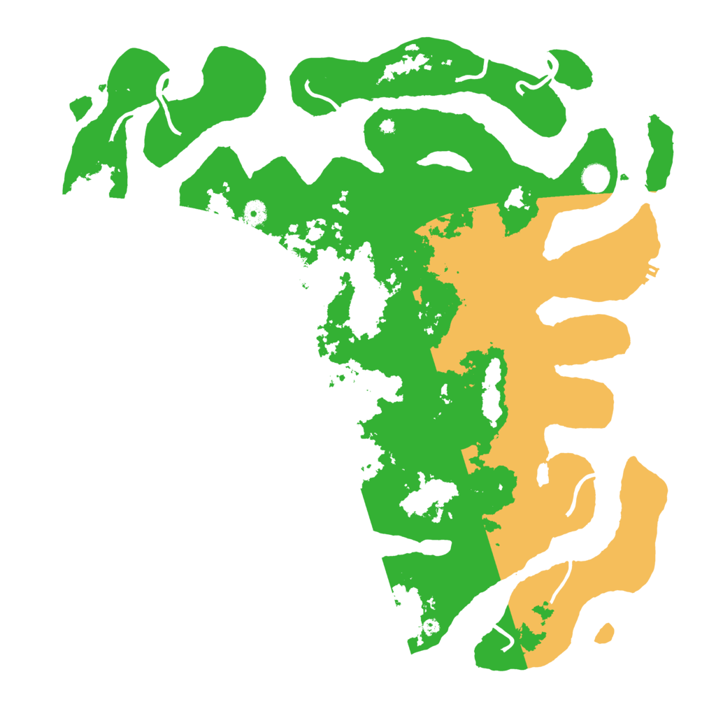 Biome Rust Map: Procedural Map, Size: 4500, Seed: 25390565