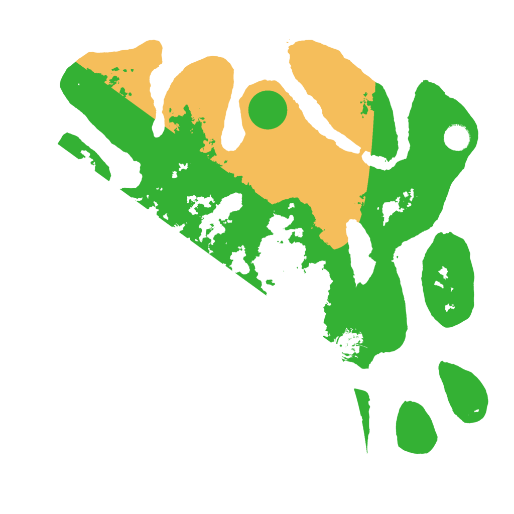 Biome Rust Map: Barren, Size: 3500, Seed: 4863588