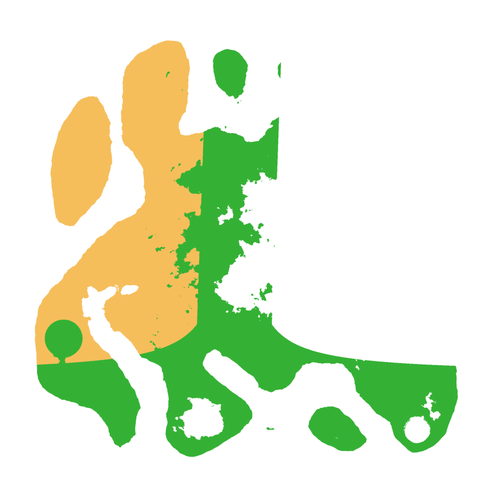 Biome Rust Map: Barren, Size: 3500, Seed: 4549288