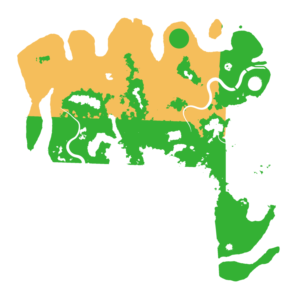 Biome Rust Map: Procedural Map, Size: 4000, Seed: 937493