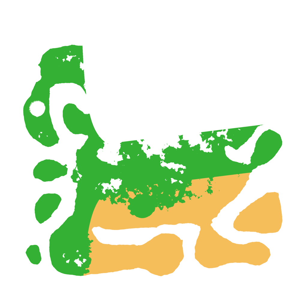 Biome Rust Map: Barren, Size: 3500, Seed: 6175357