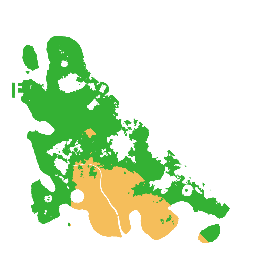 Biome Rust Map: Procedural Map, Size: 3500, Seed: 3678827