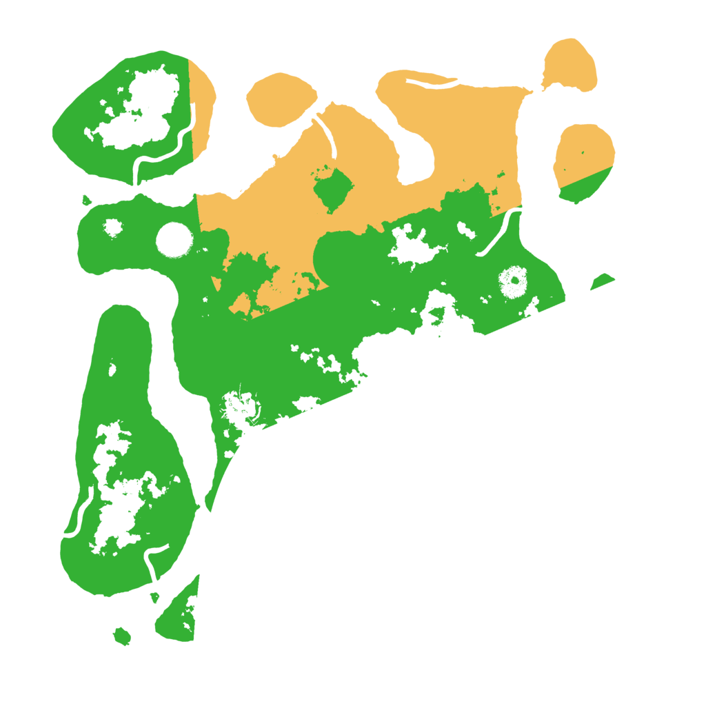 Biome Rust Map: Procedural Map, Size: 3500, Seed: 1861