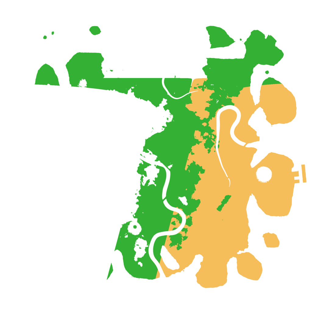 Biome Rust Map: Procedural Map, Size: 3500, Seed: 5892785