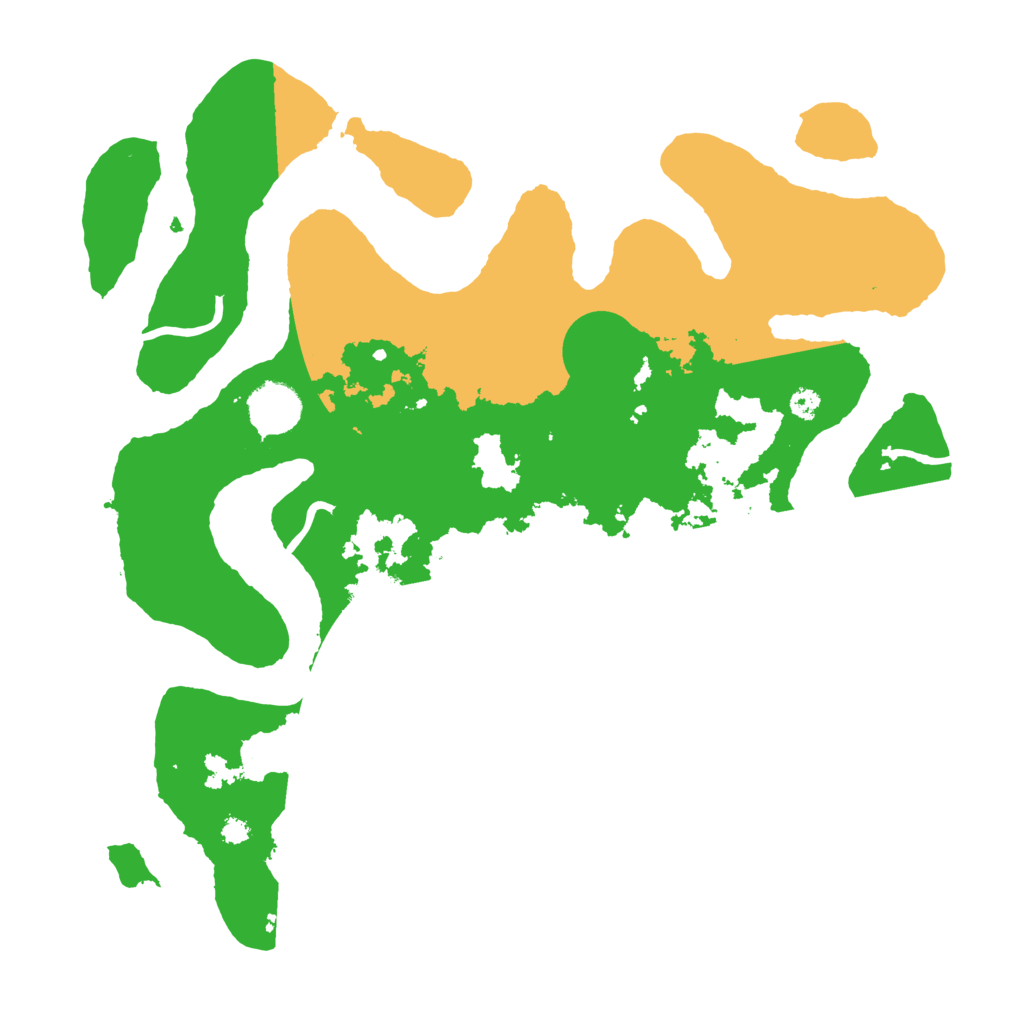 Biome Rust Map: Procedural Map, Size: 3500, Seed: 970980