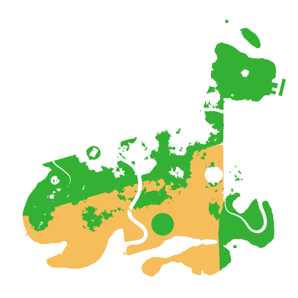 Biome Rust Map: Procedural Map, Size: 3500, Seed: 1604265