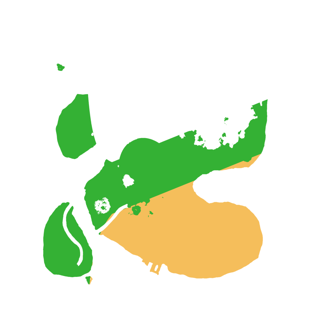 Biome Rust Map: Procedural Map, Size: 2100, Seed: 5