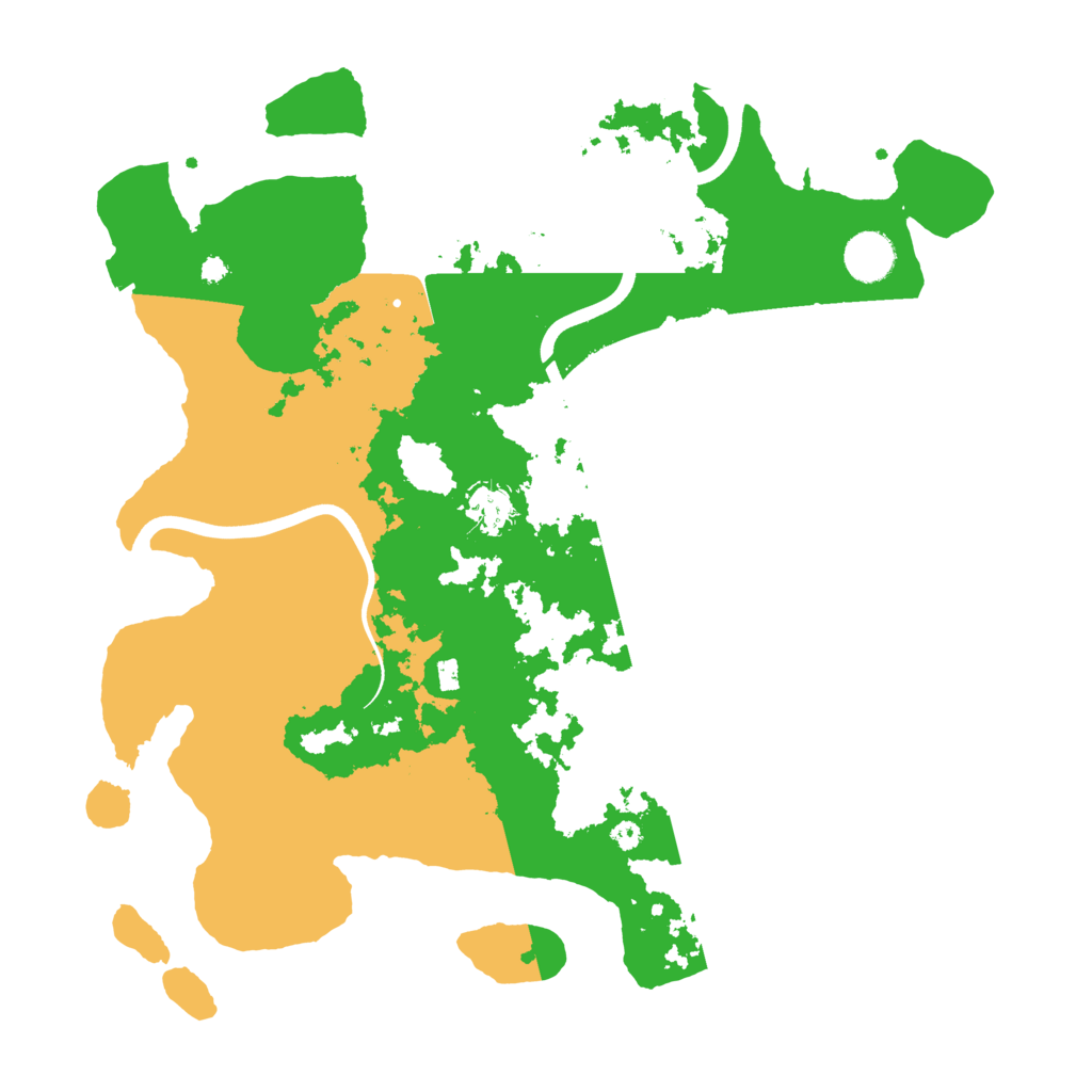 Biome Rust Map: Procedural Map, Size: 3800, Seed: 87300479