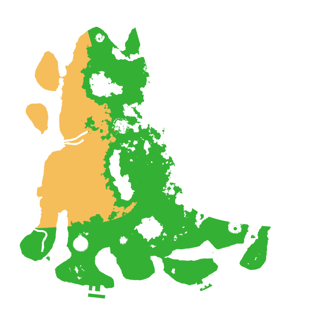 Biome Rust Map: Procedural Map, Size: 3700, Seed: 987945