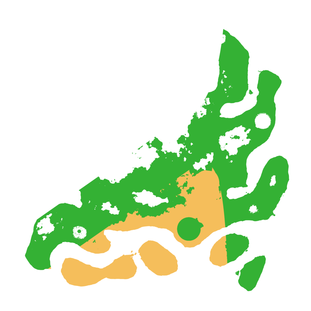 Biome Rust Map: Procedural Map, Size: 3500, Seed: 6250065