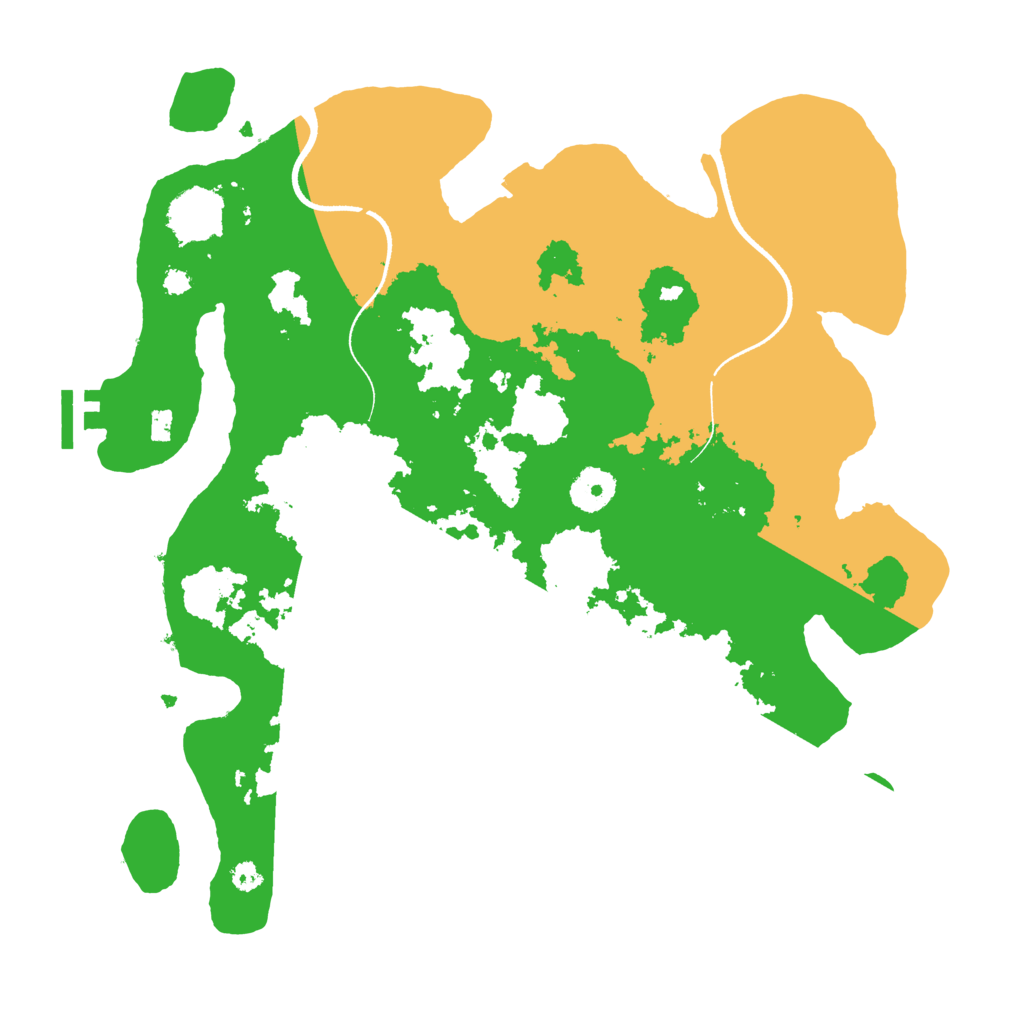 Biome Rust Map: Procedural Map, Size: 3500, Seed: 1686838370