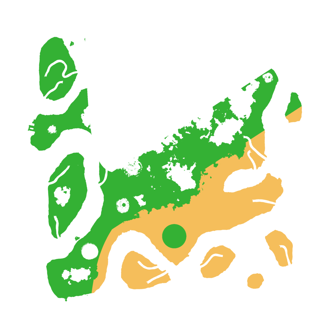 Biome Rust Map: Procedural Map, Size: 3500, Seed: 85374