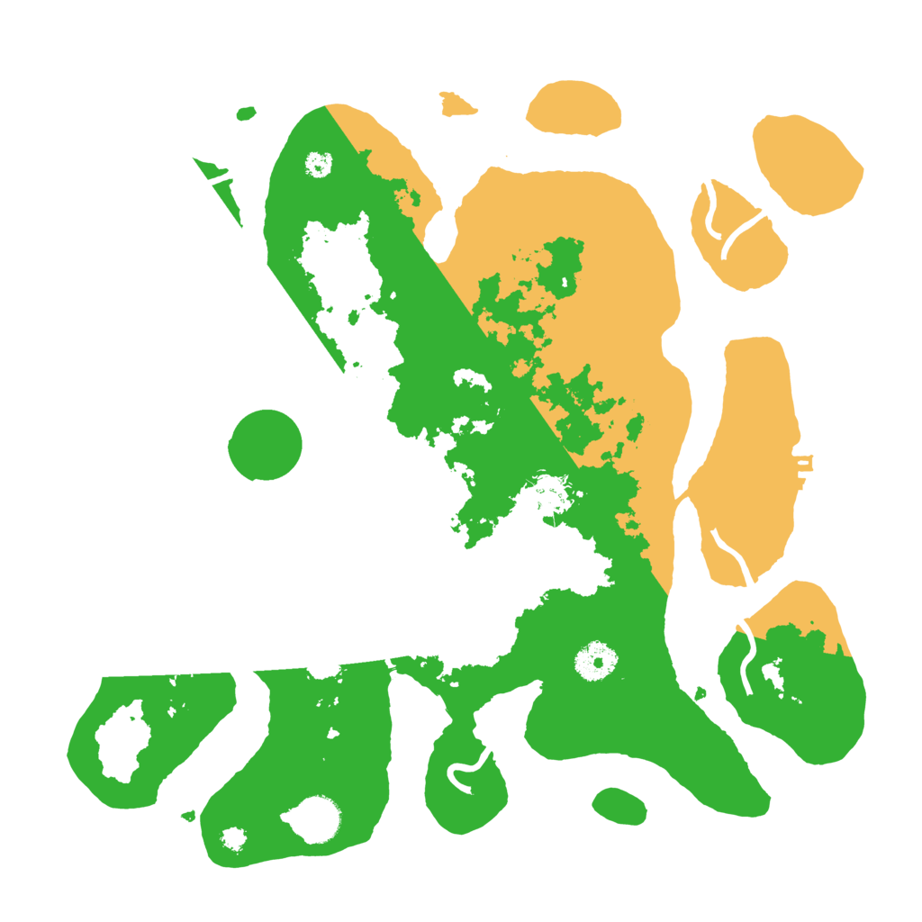 Biome Rust Map: Procedural Map, Size: 3500, Seed: 952203