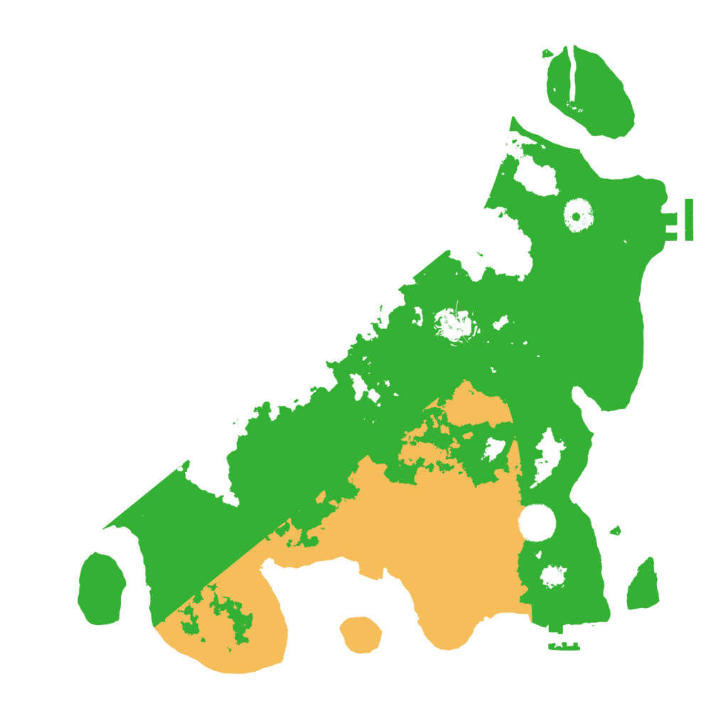 Biome Rust Map: Procedural Map, Size: 3500, Seed: 5271951