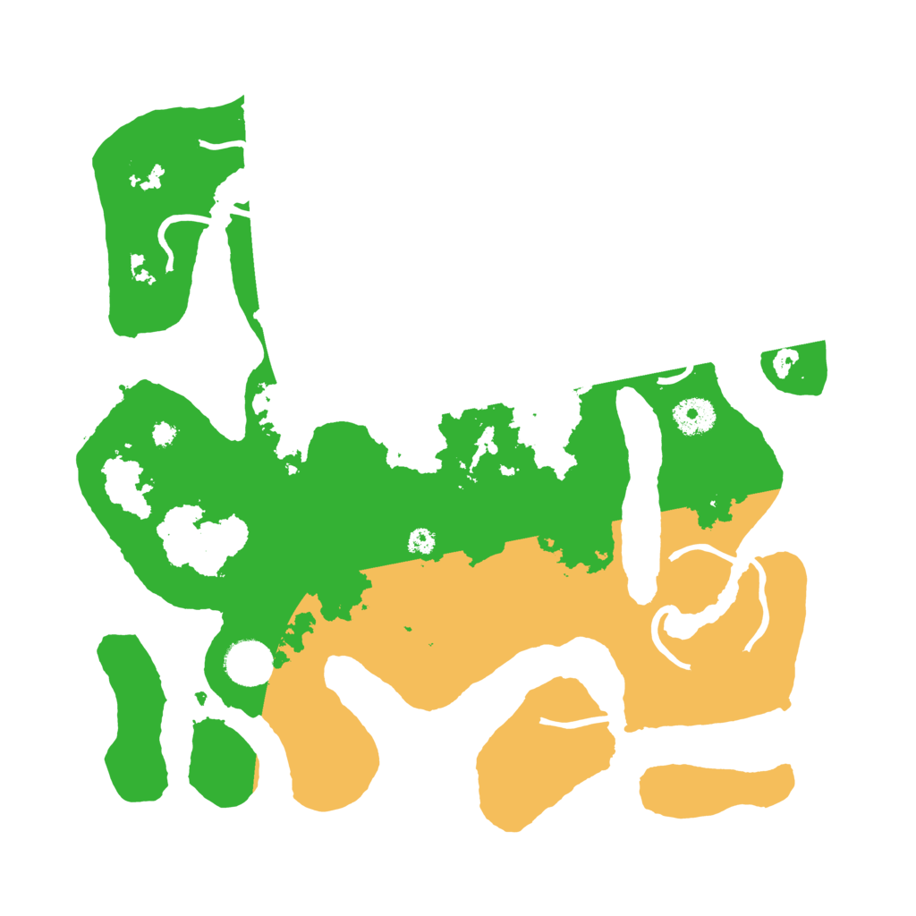 Biome Rust Map: Procedural Map, Size: 3500, Seed: 1549774