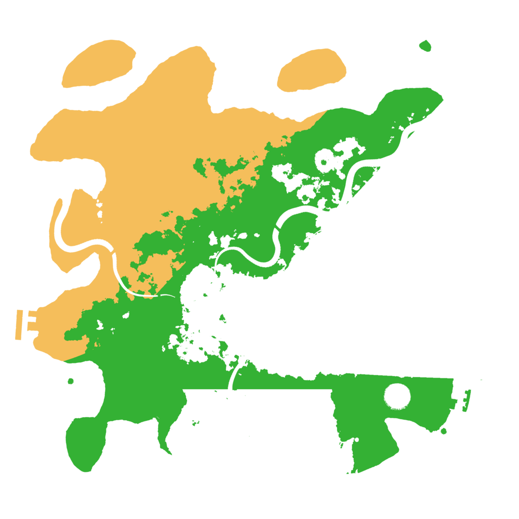 Biome Rust Map: Procedural Map, Size: 3500, Seed: 1832156
