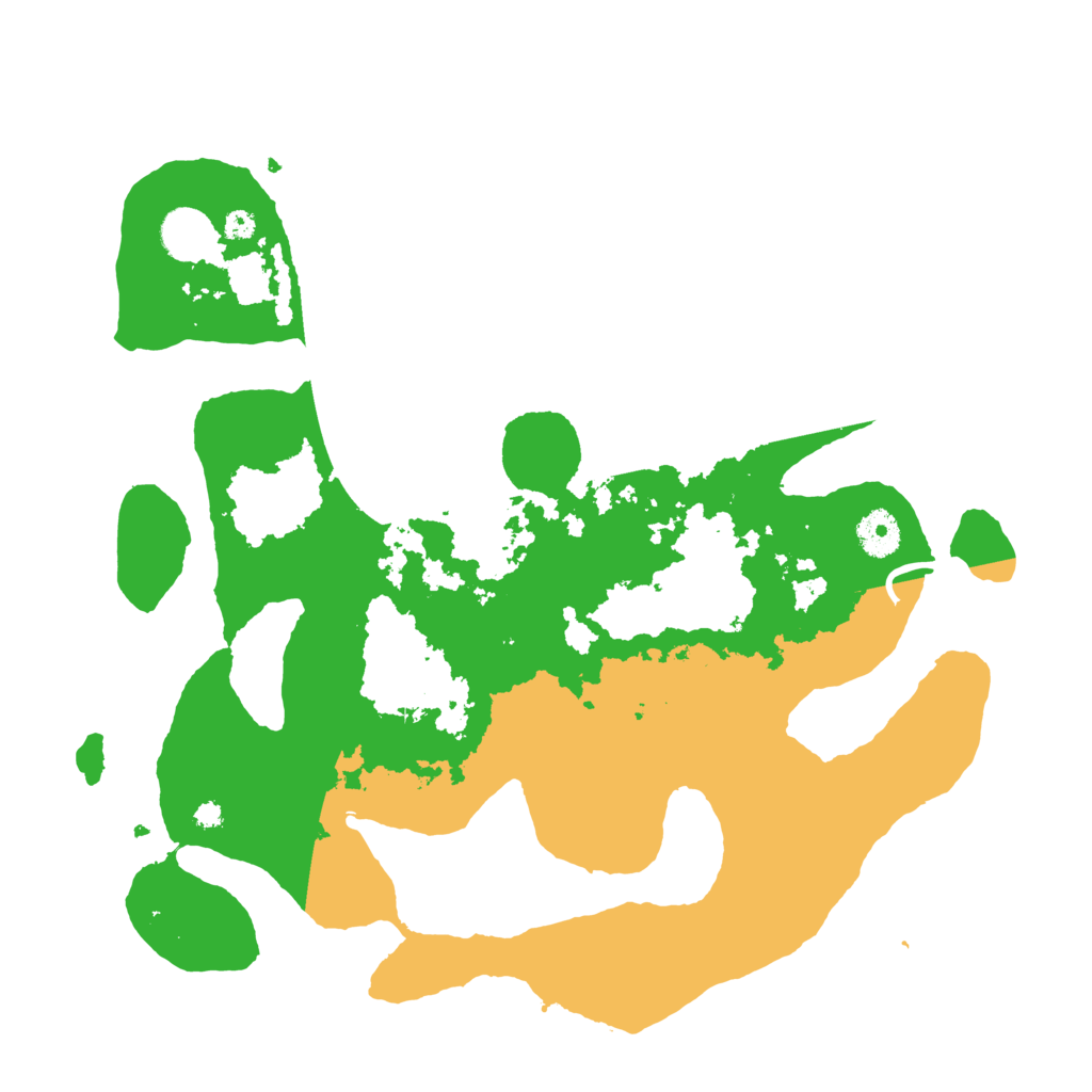 Biome Rust Map: Procedural Map, Size: 3700, Seed: 5207507