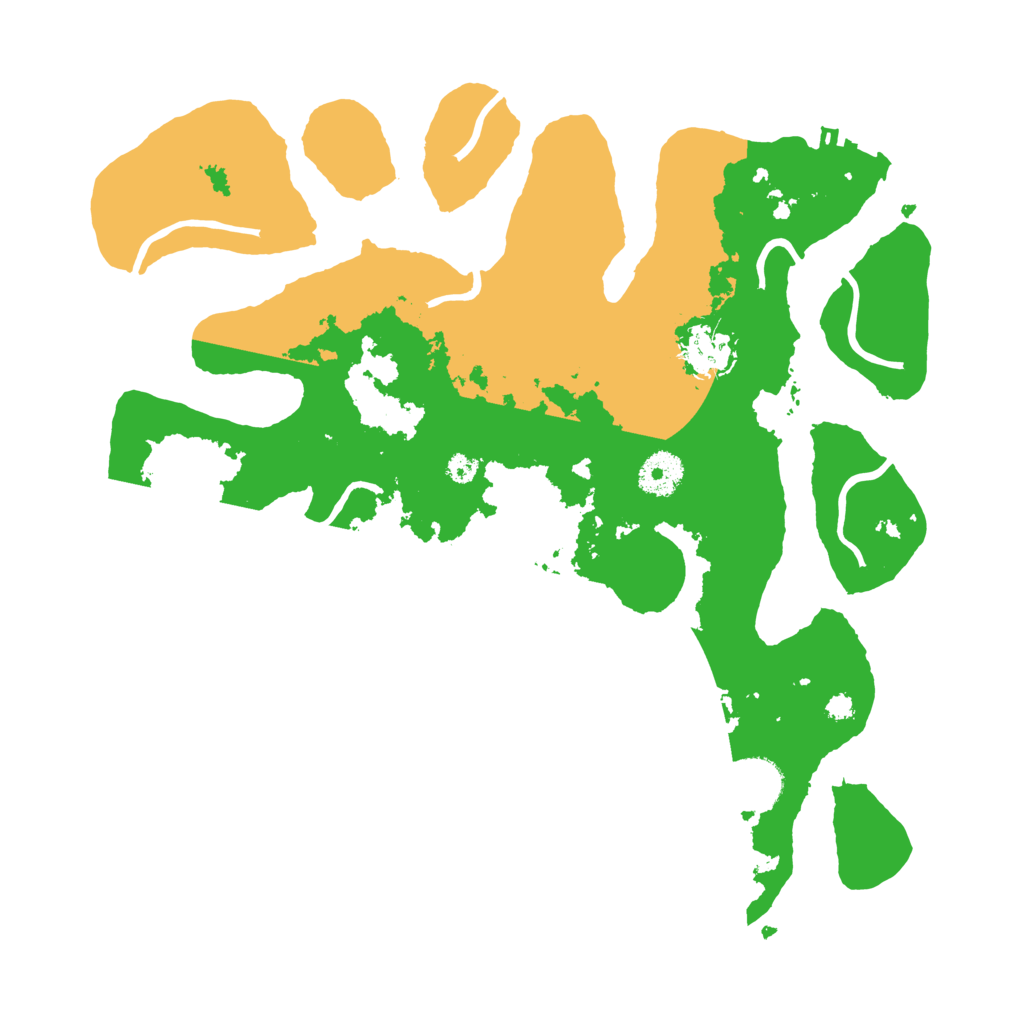 Biome Rust Map: Procedural Map, Size: 3500, Seed: 621476746
