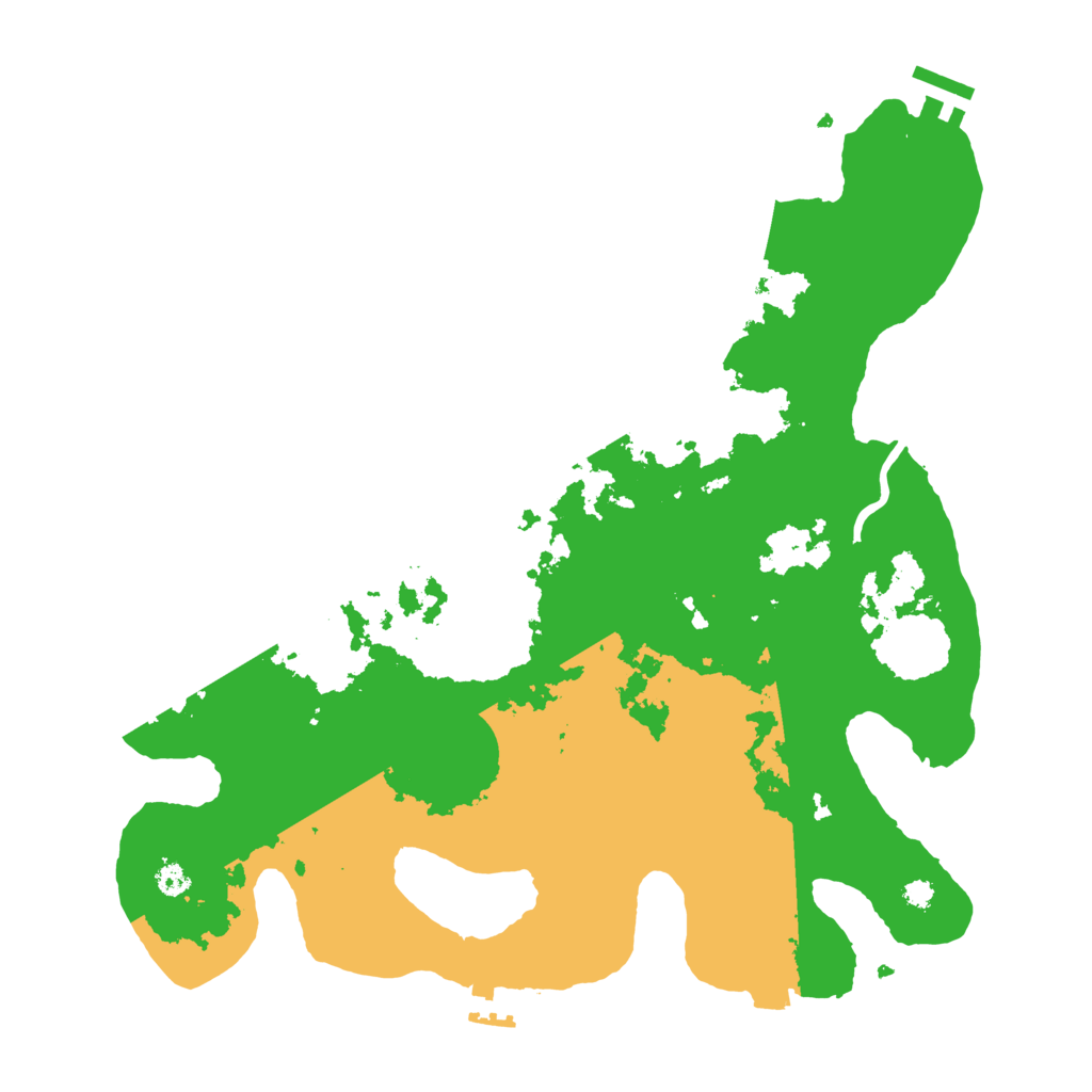 Biome Rust Map: Procedural Map, Size: 3500, Seed: 4829018