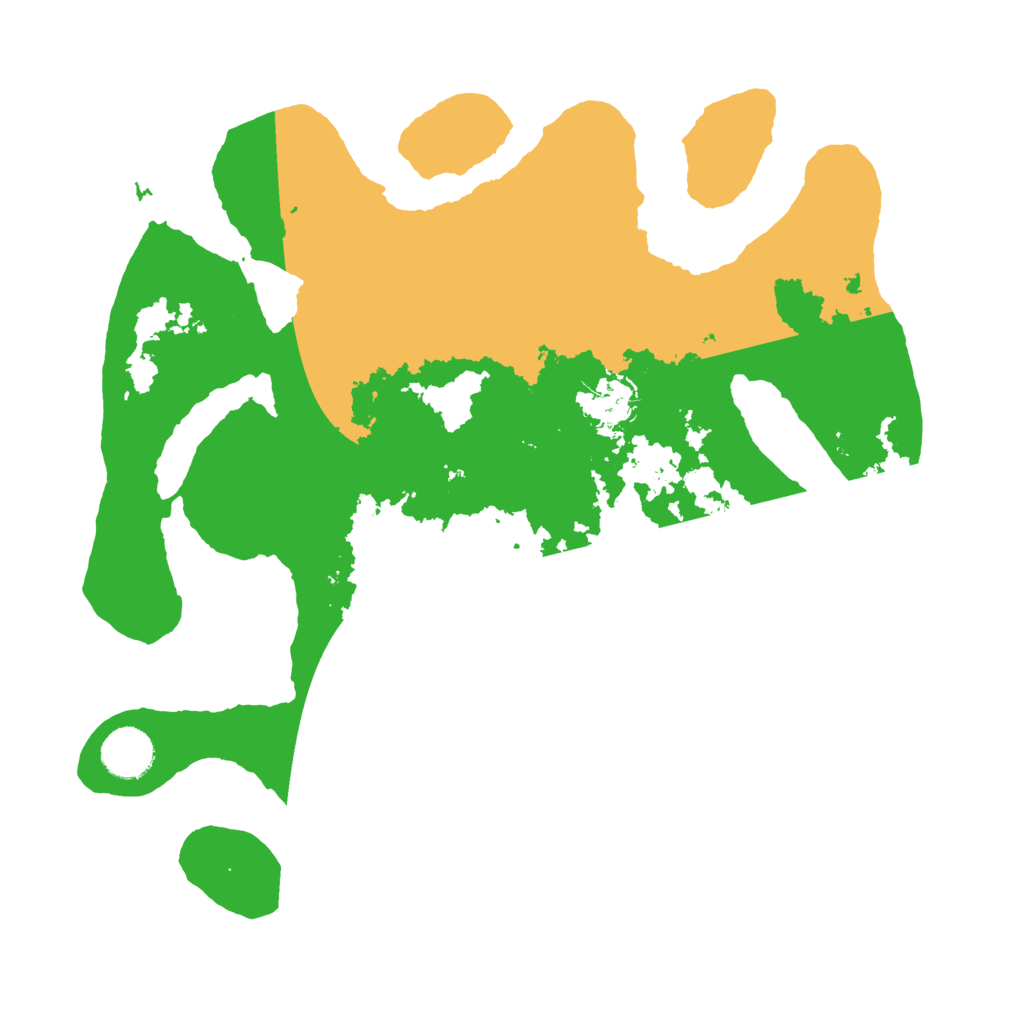 Biome Rust Map: Barren, Size: 3500, Seed: 5472465