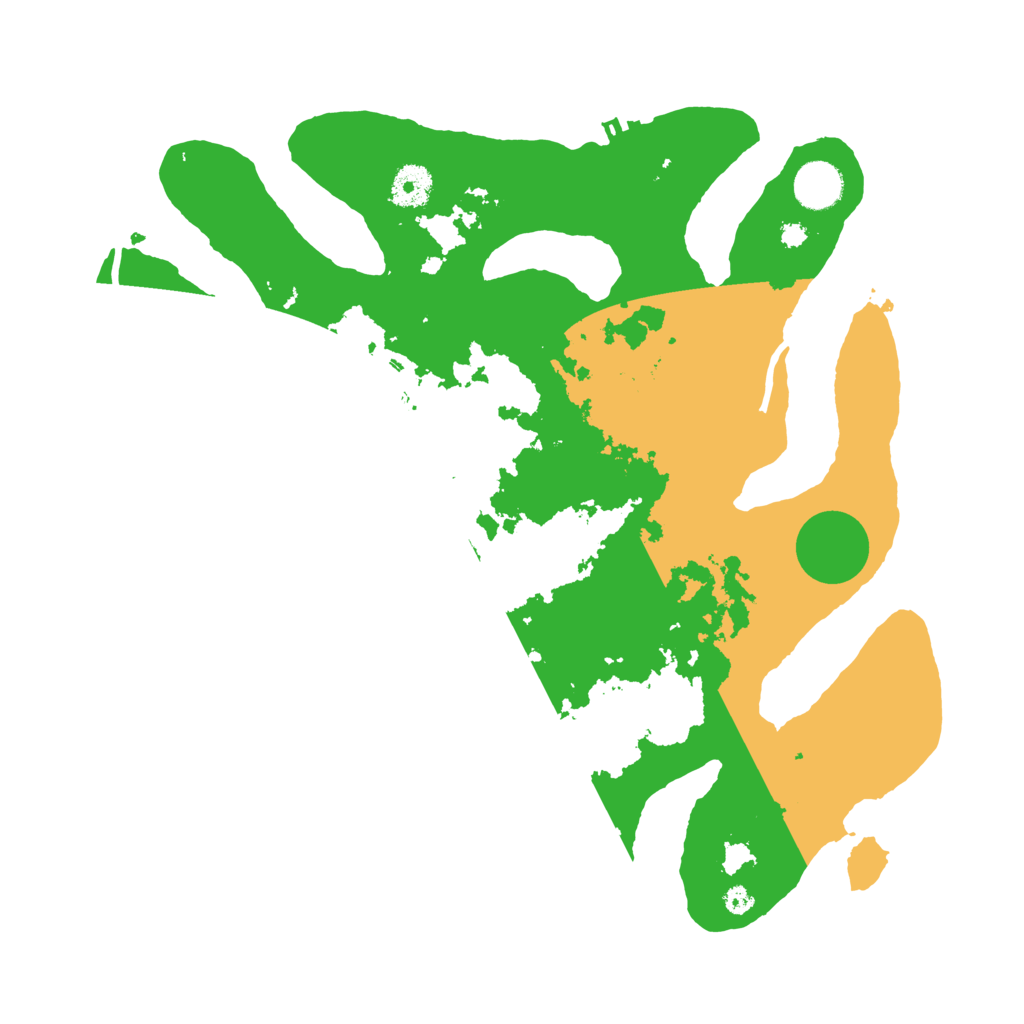 Biome Rust Map: Procedural Map, Size: 3700, Seed: 2085268