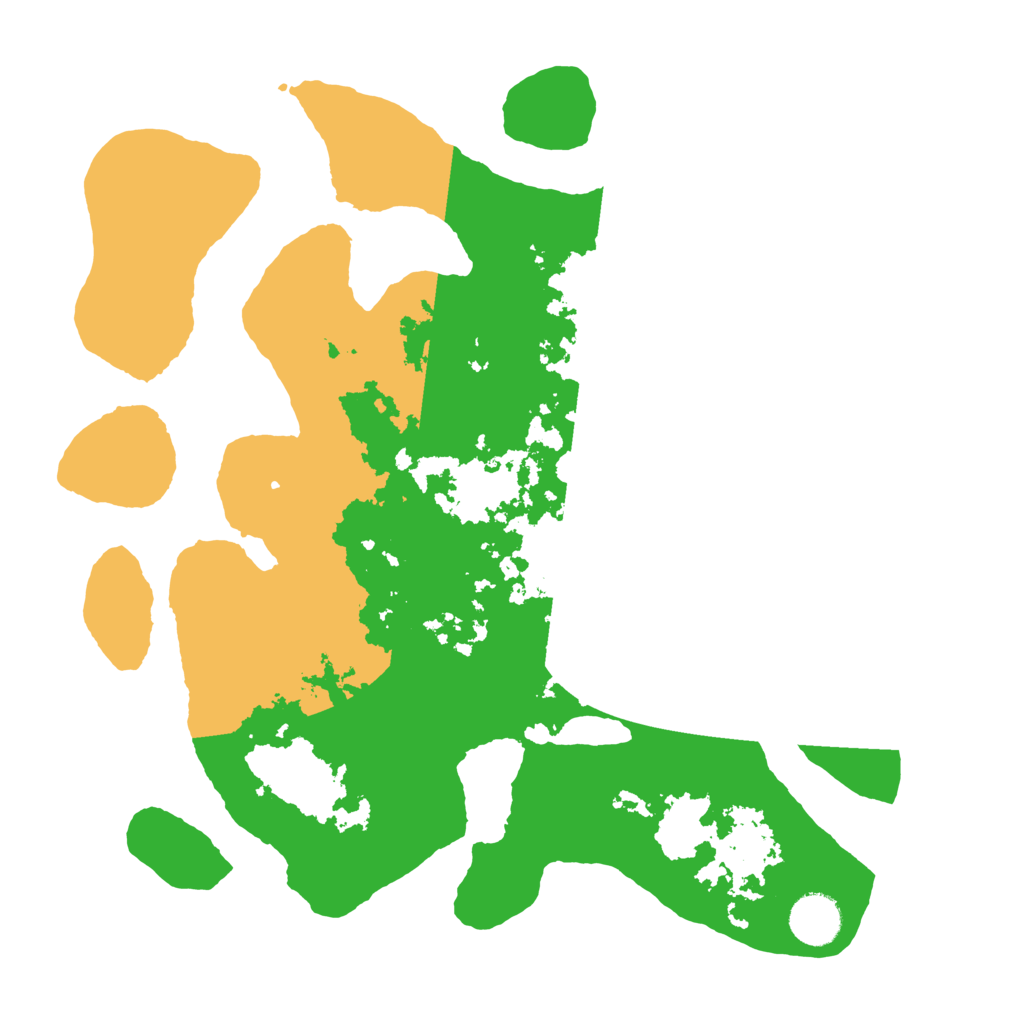 Biome Rust Map: Barren, Size: 3500, Seed: 3897383