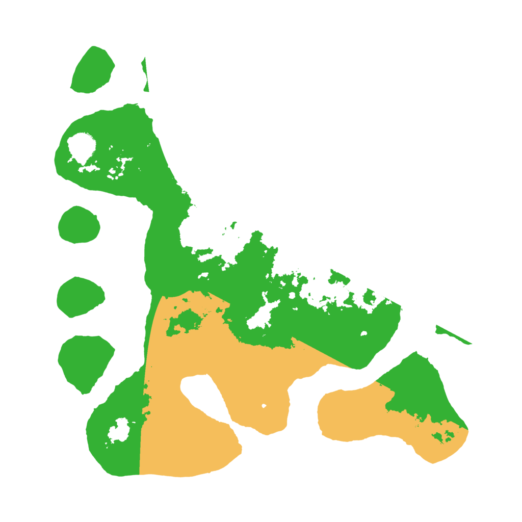 Biome Rust Map: Barren, Size: 3500, Seed: 2389775