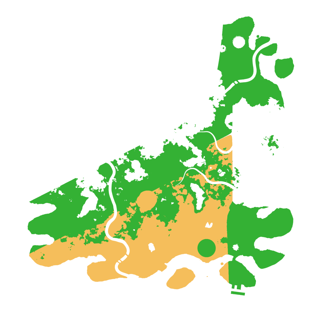 Biome Rust Map: Procedural Map, Size: 4500, Seed: 3933136