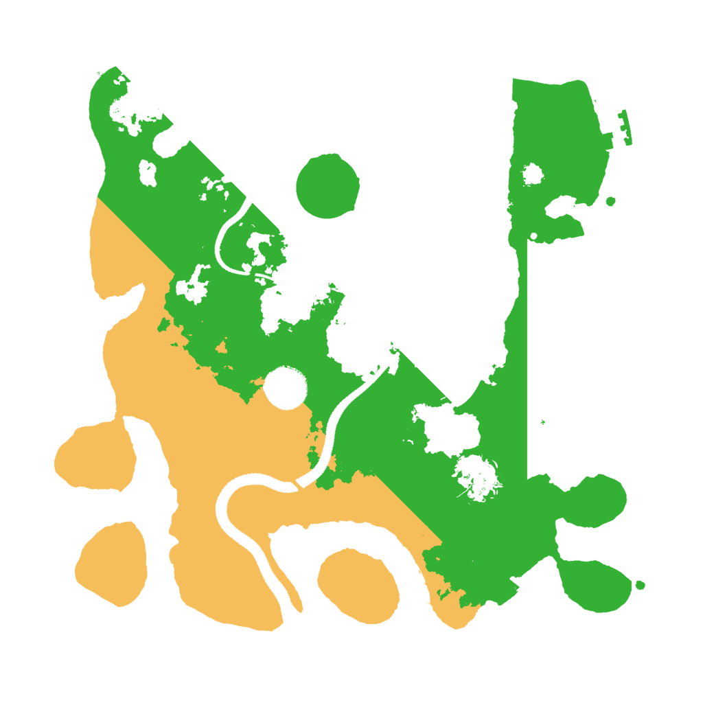 Biome Rust Map: Procedural Map, Size: 3000, Seed: 42597263