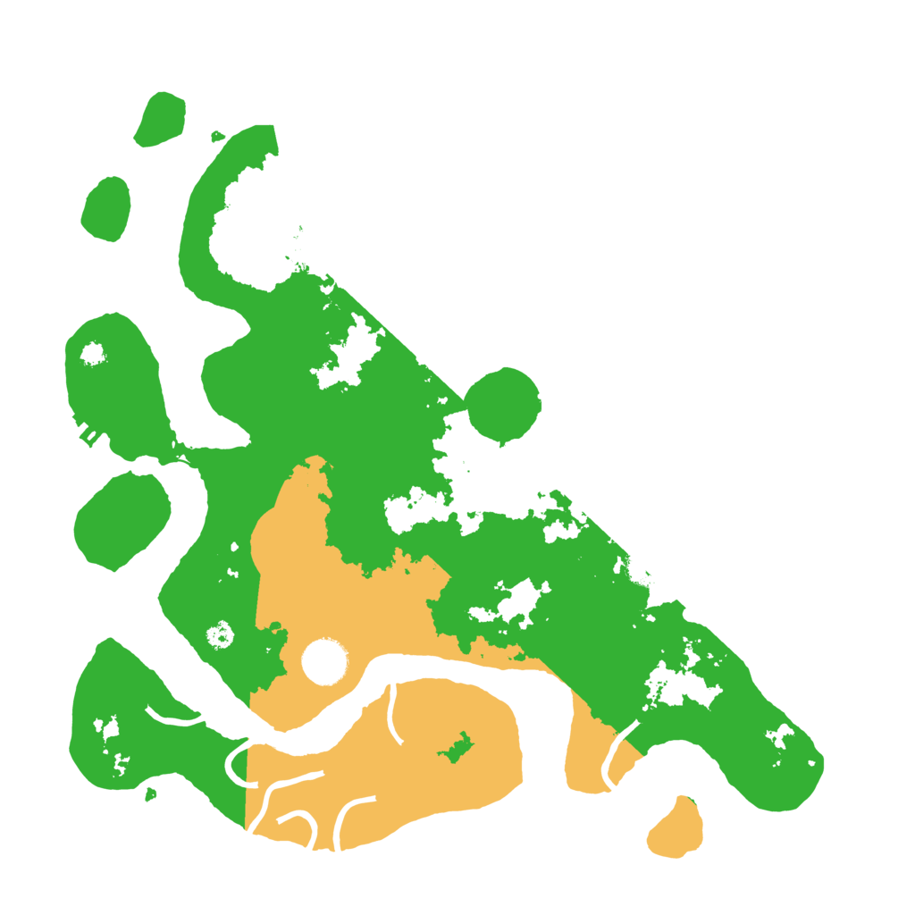 Biome Rust Map: Procedural Map, Size: 3500, Seed: 5281308