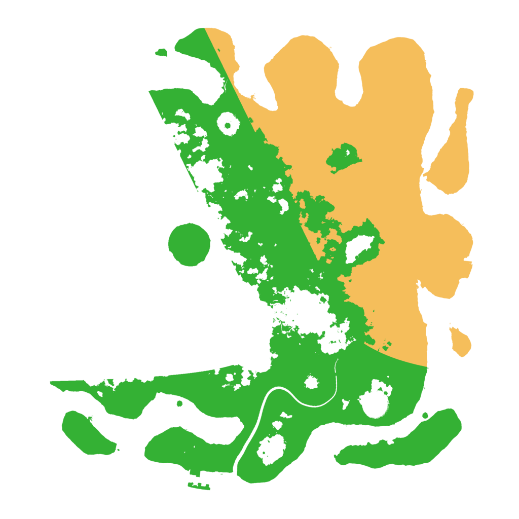 Biome Rust Map: Procedural Map, Size: 3500, Seed: 5850815