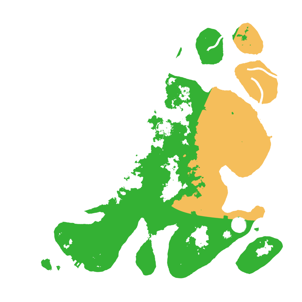 Biome Rust Map: Procedural Map, Size: 3500, Seed: 6181199