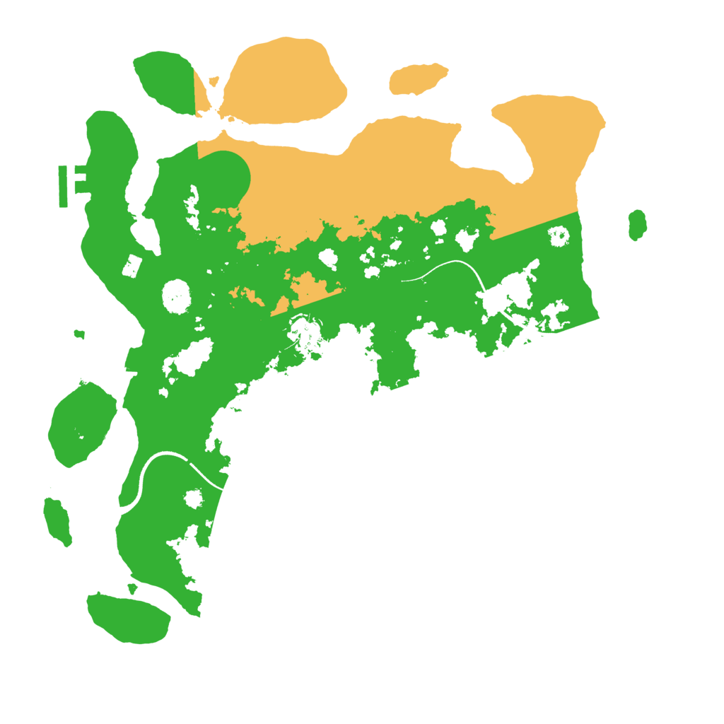 Biome Rust Map: Procedural Map, Size: 3500, Seed: 2969743