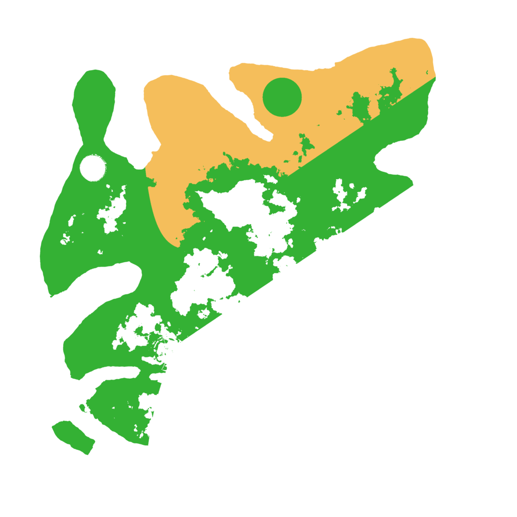 Biome Rust Map: Barren, Size: 3500, Seed: 257351583